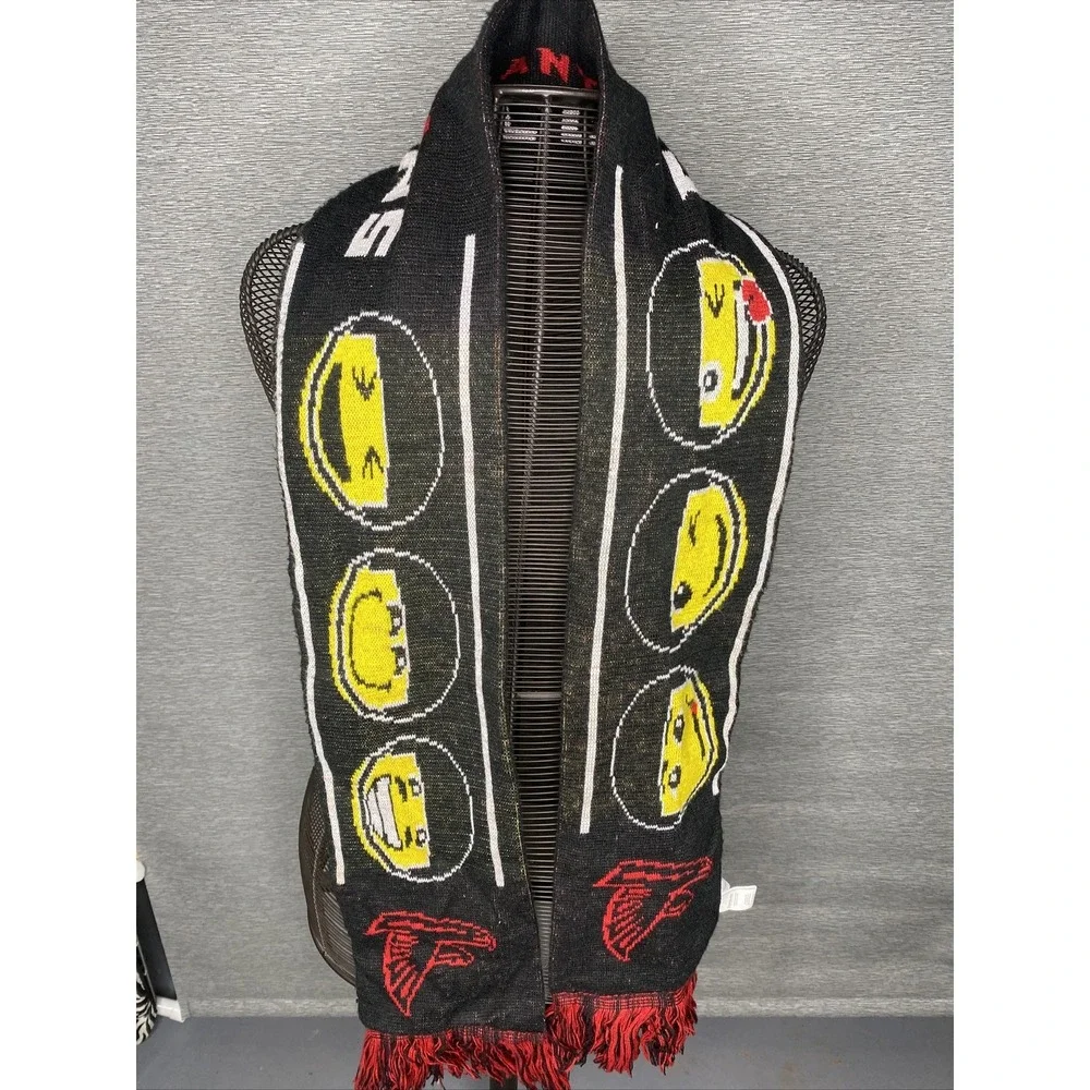 Forever Collectibles Atlanta Falcons Scarf Nfl Football Acrylic with Emojis‎